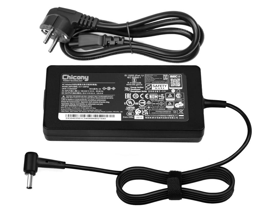 20V 6A 120W Original Delta ADP-120VH D Netzteil Ladegerät + Ladekabel