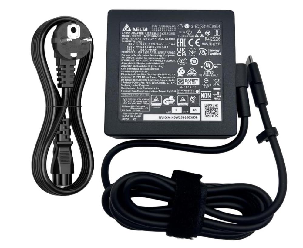 140W USB-C Original MSI Prestige 14 AI Studio C1VEG-002UK Netzteil Ladegerät + Ladekabel