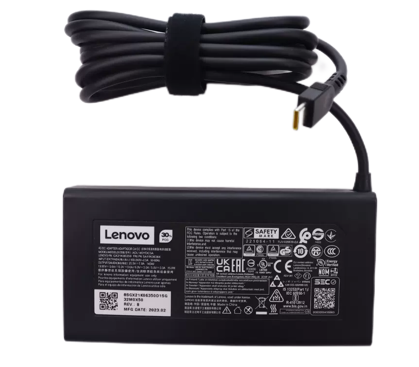 20V 7A 140W USB-C Lenovo 5A11K06364 Netzteil Ladegerät + Ladekabel