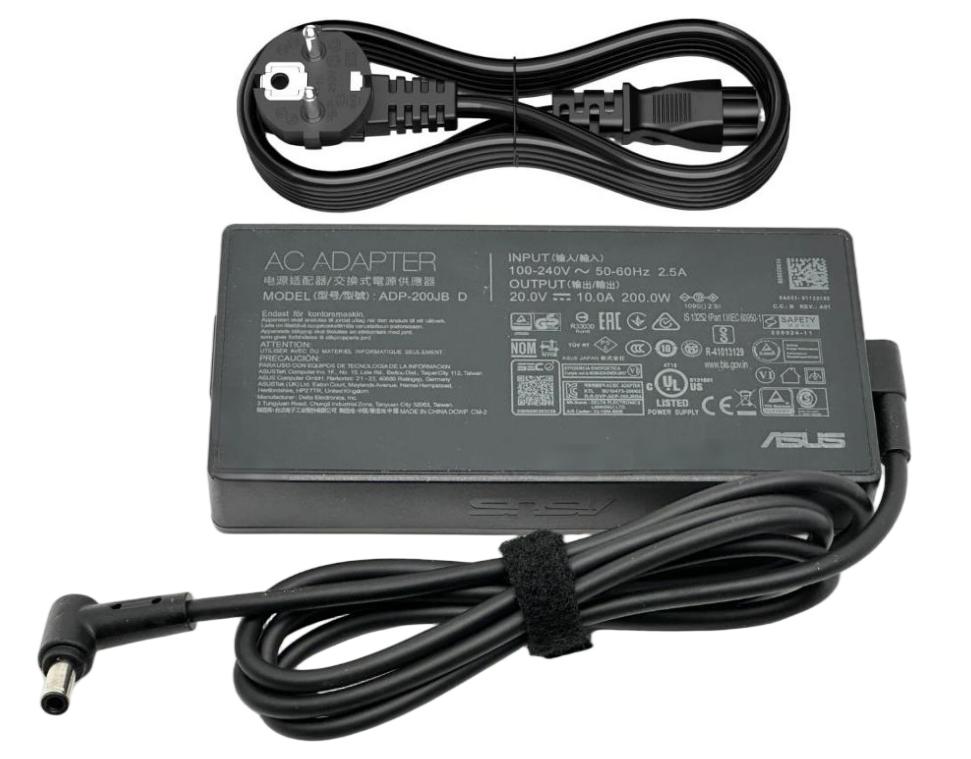 20V 10A 200W Original Asus 0A001-01120700 Netzteil Ladegerät + Ladekabel