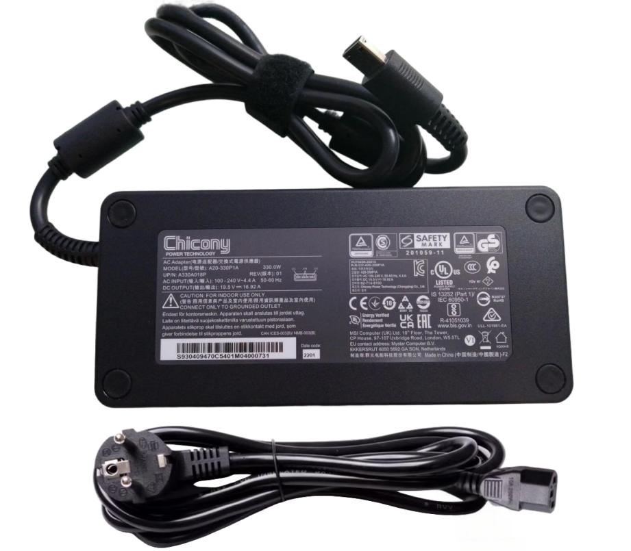 19.5V 16.92A 330W Original A20-330P1A Netzteil Ladegerät + Ladekabel