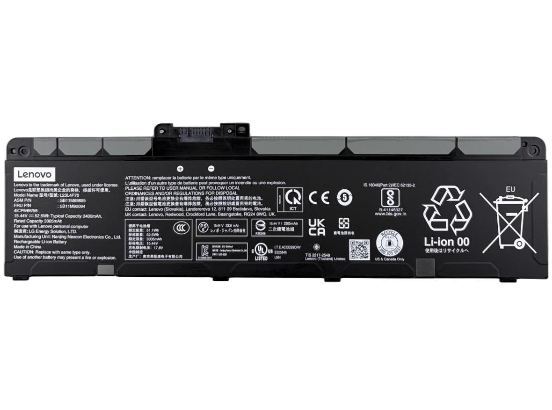 52.5Wh Original Akku für Lenovo 5B11H56415 5B11H56416