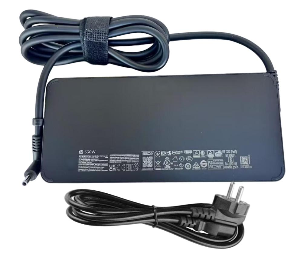19.5V 16.92A 330W GaN Original HP OMEN Gaming 17-ck0000na Netzteil Ladegerät + Ladekabel